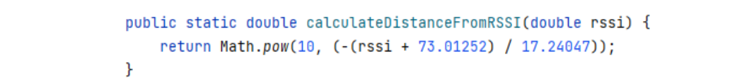 Implementing the Distance Calculation Method