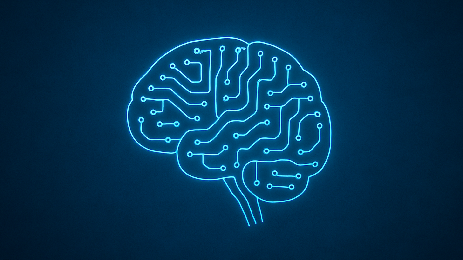 Image showing a brain with wire paths
