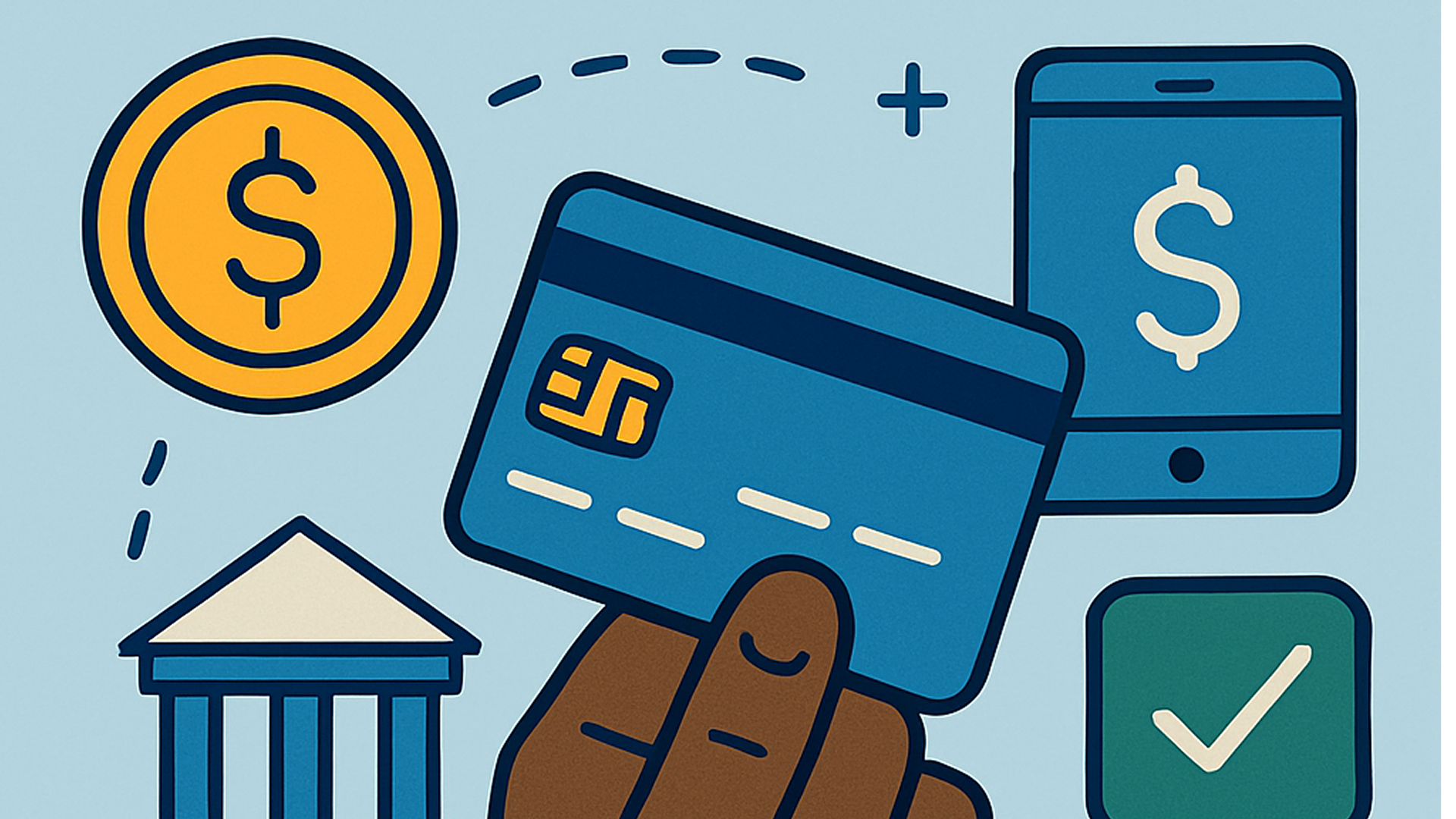 Image presenting aspects of financial inclusion tools